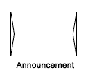 announcement envelope