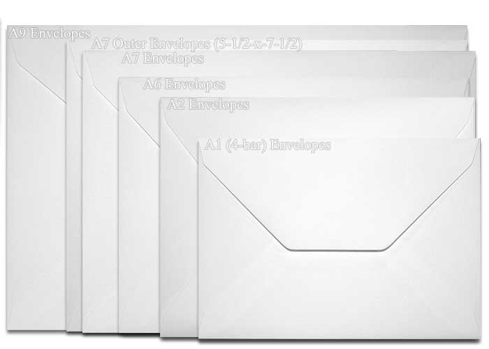 Arturo Envelopes - Announcement Sizes Arturo Envelopes
