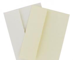 Brockway - Felt Finish / Deckled Edge - A2 Envelopes - WHITE - 50 PK