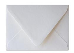 Brockway - Felt Finish / EURO FLAP - A7 Envelopes - WHITE - 1000 PK