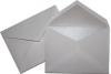 Crane 100% Cotton - Pearl White Envelopes with Silver Lustre Lining (5-3/4-x-7-11/16) - 25 PK