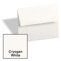 Curious Metallic ENVELOPES - A1 Envelopes - CRYOGEN WHITE - 250 PK