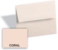 Stardream Metallic - A8 ENVELOPES - CORAL - 250 PK