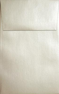 Stardream Metallic Envelopes - A10 VERTICAL ENVELOPES (Open-End) - OPAL - 20 PK