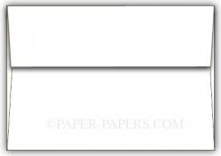 BASIS COLORS - A1 Envelopes - White - 250 PK