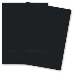 BASIS COLORS - 8.5 x 11 CARDSTOCK PAPER - Black - 80LB COVER - 100 PK