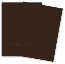 BASIS COLORS - 8.5 x 11 CARDSTOCK PAPER - Brown - 80LB COVER - 100 PK