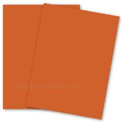 BASIS COLORS - 8.5 x 11 CARDSTOCK PAPER - Dark Orange - 80LB COVER - 100 PK
