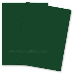BASIS COLORS - 8.5 x 11 CARDSTOCK PAPER - Green - 80LB COVER - 100 PK