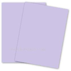 BASIS COLORS - 8.5 x 11 CARDSTOCK PAPER - Light Purple - 80LB COVER - 100 PK