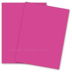 BASIS COLORS - 8.5 x 11 CARDSTOCK PAPER - Magenta - 80LB COVER - 100 PK