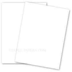BASIS COLORS - 8.5 x 11 CARDSTOCK PAPER - White - 80LB COVER - 100 PK