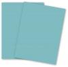 BASIS COLORS - 8.5 x 11 CARDSTOCK PAPER - Aqua - 80LB COVER - 100 PK