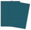 BASIS COLORS - 8.5 x 11 CARDSTOCK PAPER - Teal - 80LB COVER - 100 PK