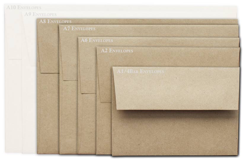 Brown Bag Envelopes KRAFT A8 Envelopes 50 PK