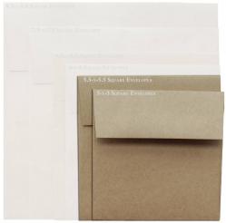 Brown Bag Envelopes - KRAFT - 5.5 in Square Envelopes - 200 PK