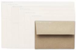 Brown Bag Envelopes - KRAFT - A1 (4BAR) Envelopes - 200 PK