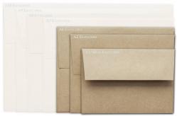 Brown Bag Envelopes - KRAFT - A6 Envelopes - 200 PK