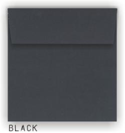 Black Square Envelopes