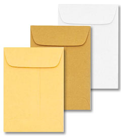 7 COIN Envelopes - 24lb WHITE WOVE - (3.5 x 6.5) - 5000 box