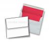 A2 FOIL LINED Envelopes - Brilliant White Envelopes with Red Foil - 1000 PK