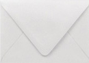PS Shimmer Metallic - Euro Flap - A1 ENVELOPES - SILVER - 200 PK