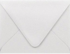 PS Shimmer Metallic - Euro Flap - A2 ENVELOPES - SILVER - 200 PK