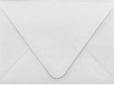 PS Shimmer Metallic - Euro Flap - A6 ENVELOPES - SILVER - 200 PK