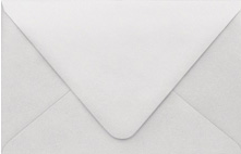 PS Shimmer Metallic - Euro Flap - A9 ENVELOPES - SILVER - 200 PK