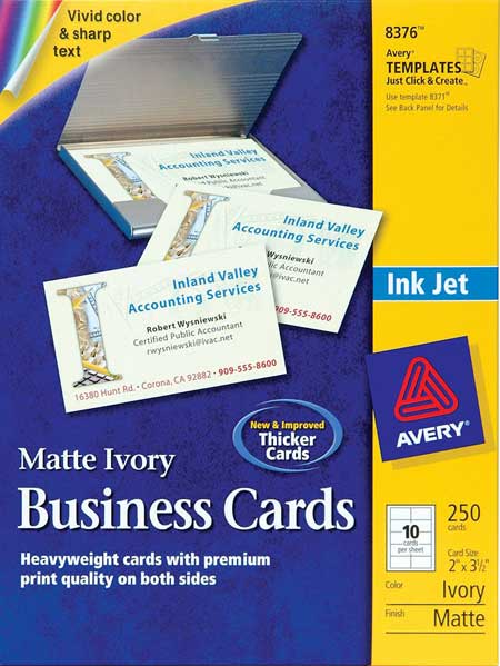 avery business card template 8376 avery 174 8376 ivory matte business cards inkjet 250 ebay avery business card template 8376 avery 174 8376 ivory matte business cards inkjet 250 ebay