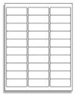 30 UP Address Labels - Avery� 5160 Compatible - 25 Sheets / 30 Labels per Sheet