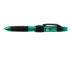 Avery� 49817 - doubleCLICK - Ball Point Pen & Mechanical Pencil - GREEN Barrel Color - Black Ink