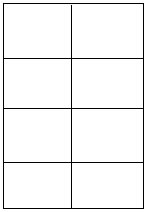 8 UP Shipping Labels (4.25 in x 2.75 in) - 25 Sheets / 8 Labels per Sheet
