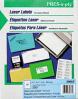 Avery� Pres-A-Ply 10 UP Shipping Labels - CLEAR LABELS - 500/BOX