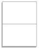 2 UP Shipping Labels - Half Sheet Labels (8.5 in x 5.5 in) 1000 Sheets / 2 Labels per Sheet