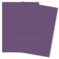 BASIS COLORS - 8.5 x 11 CARDSTOCK PAPER - Purple - 80LB COVER - 100 PK