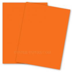 Curious SKIN - Orange - 8.5 x 11 Card Stock Paper - 100lb Cover - 25 PK