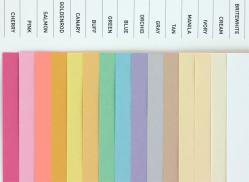 Domtar Colors - Earthchoice BLUE - Opaque Text - 8.5 x 11 Paper - 24/60 Text - 500 PK