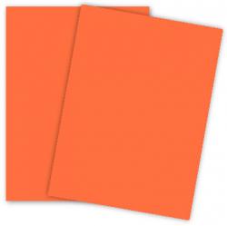 French Paper - GLO-TONE - 8.5 x 11 Cardstock Paper - ORANGE LIGHT - 65lb COVER - 250 PK