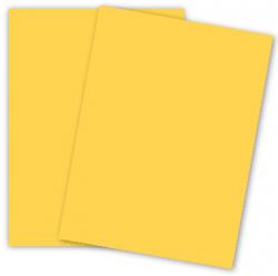 French Paper - GLO-TONE - 8.5 x 11 Cardstock Paper - SHOCKING YELLOW- 65lb COVER - 250 PK