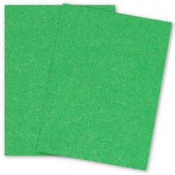 Malmero Perle SPARKLES - Emeraude (Green) - 8.5 x 11 Card Stock Paper - 92lb Cover - 25 PK