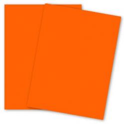 Mohawk BriteHue - ORANGE - 8.5 x 11 Card Stock Paper - 65lb Cover - 250 PK