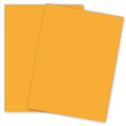 Mohawk BriteHue - ULTRA ORANGE - 8.5 x 11 Card Stock Paper - 65lb Cover - 250 PK