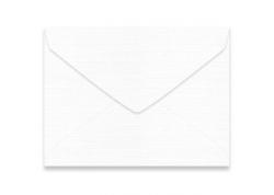 Mohawk VIA Linen - PURE WHITE - 5-1/2 BAR Envelopes - 1000 PK