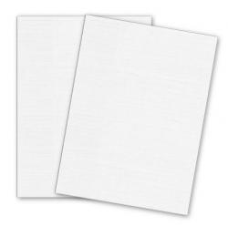 Mohawk VIA Linen - 100% PC COOL WHITE - 8.5 x 11 Card Stock - 80lb Cover - 250 PK