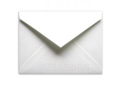 100% Cotton - A2 ENVELOPES - Savoy Brilliant White (Royal Collection) - 250 PK