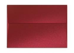 Shine RED SATIN - Shimmer Metallic - A7 ENVELOPES - 1000 PK