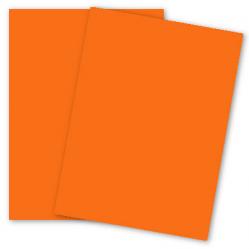 Plike (Plastic-Like) Paper - (28.3 in x 40.2 in) - ORANGE - 122LB COVER