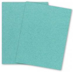 Stardream Metallic - 8.5 x 11 - Cardstock Paper - 105lb Cover - LAGOON - 25 PK