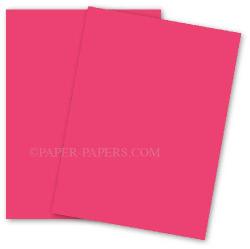 Neenah (Wausau) Astrobrights 8.5 x 11 Card Stock - PLASMA PINK - 65lb Cover - 250 PK